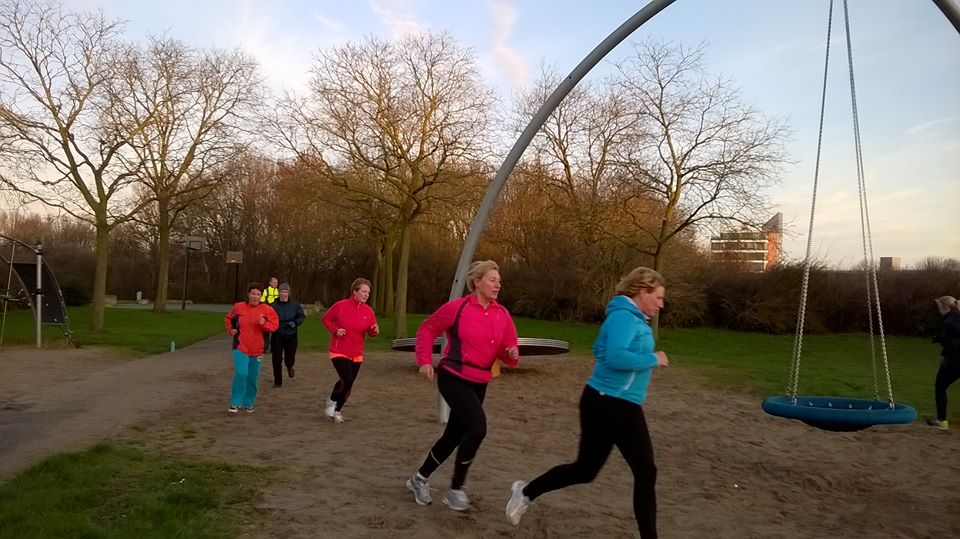 Training in het park
