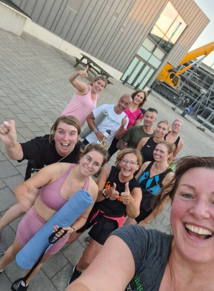 Selfie met yogamatten